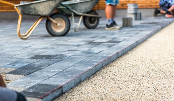 Paver Driveway Repair in Shawnee
