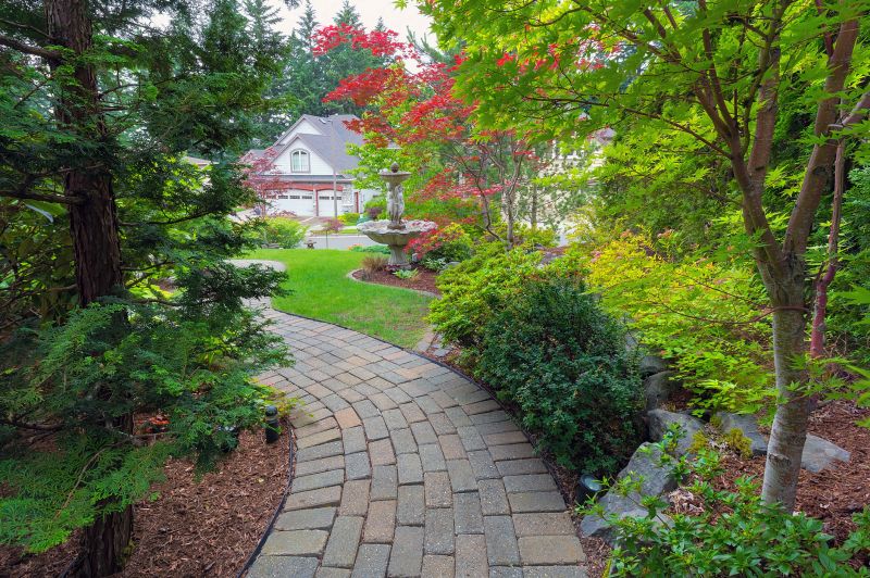 Colorful Paver Walkway