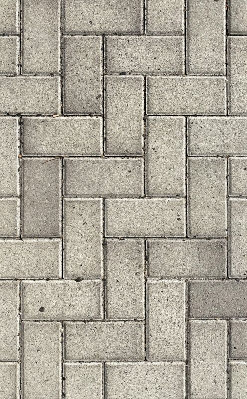 Driveway Pavers with Pattern